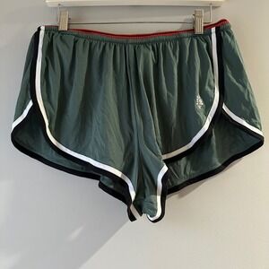 FP Movement Free People Dolphin Shorts Womens Large Green Excellent Retro Sporty